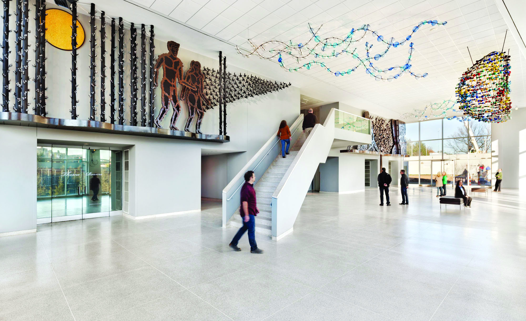The interior of the Knoxville Museum of Art in Knoxville, Tennessee (photo courtesy of destination) The interior of the Knoxville Museum of Art in Knoxville, Tennessee (photo courtesy of destination)