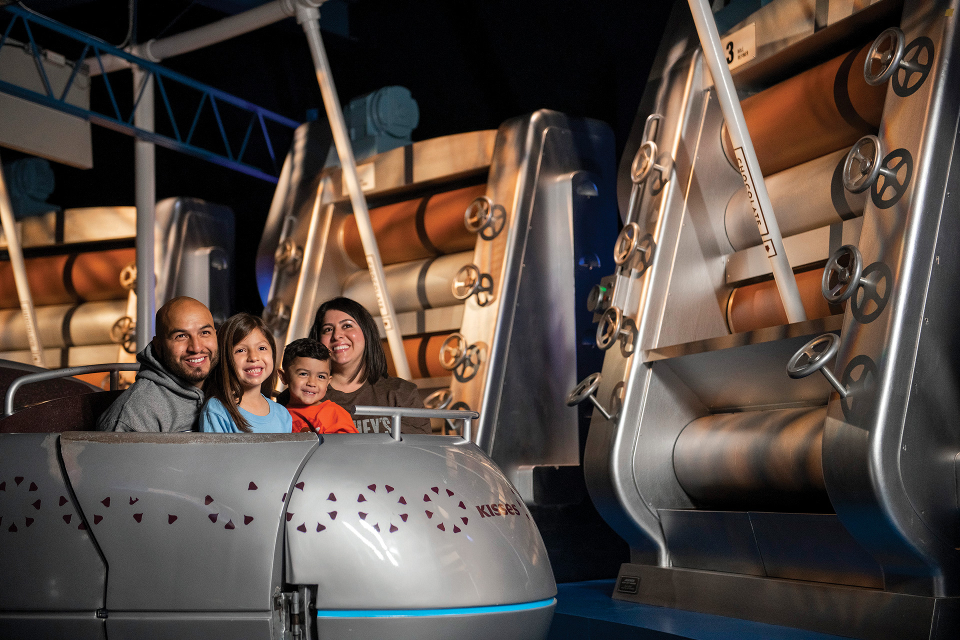 Hershey’s Chocolate World in Hershey, Pennsylvania (photo courtesy of The Hershey Co.) Hershey’s Chocolate World in Hershey, Pennsylvania (photo courtesy of The Hershey Co.)