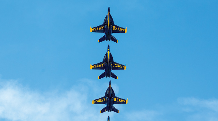The U.S. Navy Blue Angels will perform at the 2025 Great Tennessee Air Show, June 7–8, 2025 (photo by Kirk Wester)
