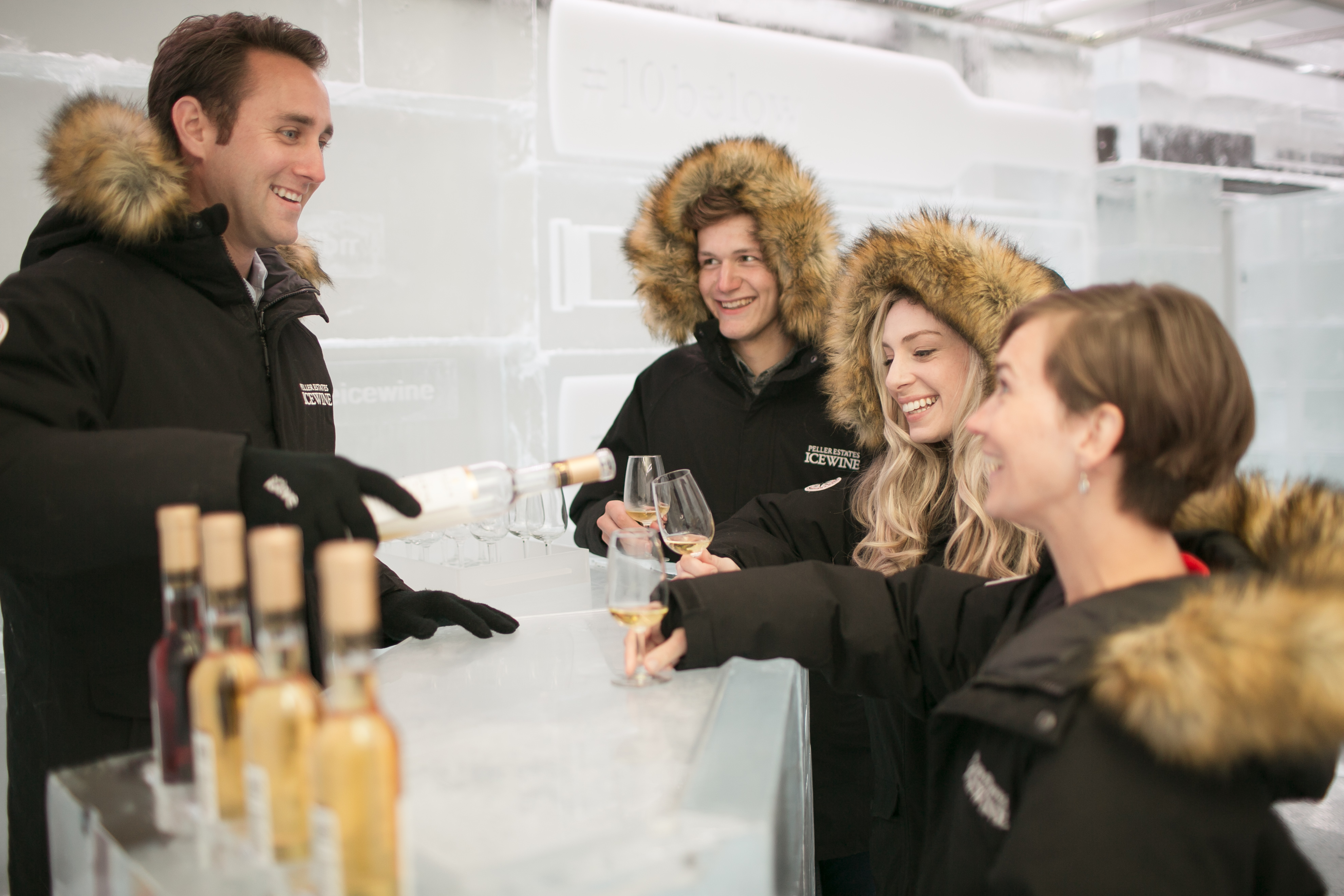 Peller Estates Winery’s 10Below Icewine Lounge in Niagara-on-the-Lake, Ontario Peller Estates Winery’s 10Below Icewine Lounge in Niagara-on-the-Lake, Ontario
