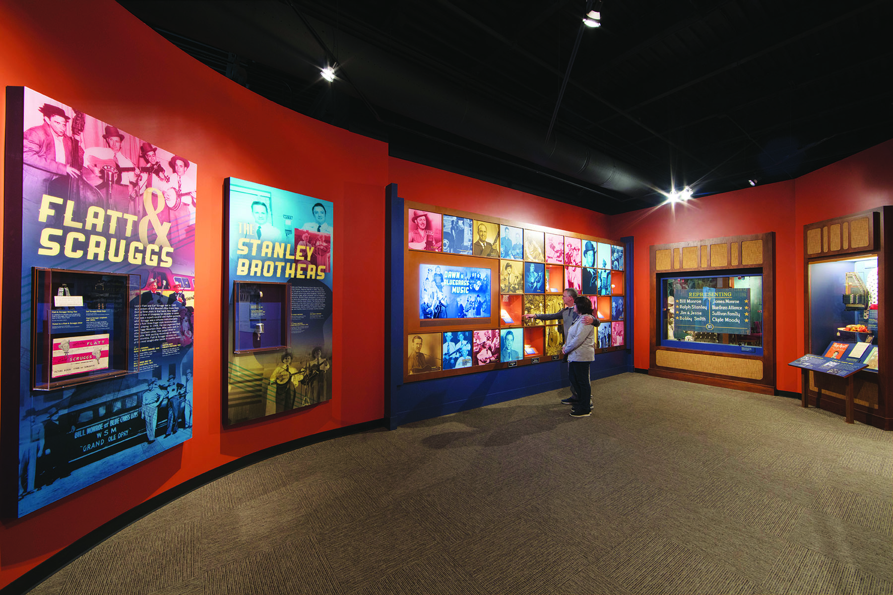 A gallery at the Bluegrass Music Hall of Fame and Museum in Owensboro, Kentucky (photo courtesy of destination) A gallery at the Bluegrass Music Hall of Fame and Museum in Owensboro, Kentucky (photo courtesy of destination)